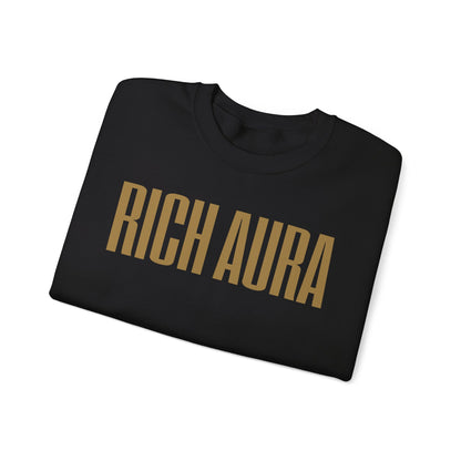 Rich Aura - Rich Love Crewneck - Gold