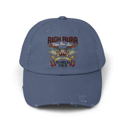 Rich Aura - World Tour Distressed Cap - Black