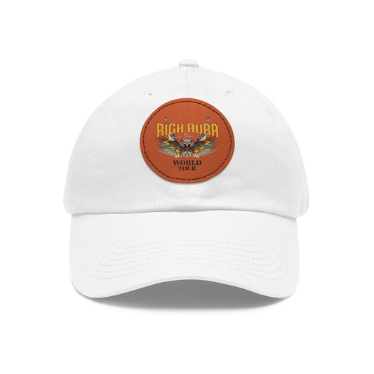 Rich Aura - World Tour Dad Hat w/ Leather Patch (Round) - Yellow