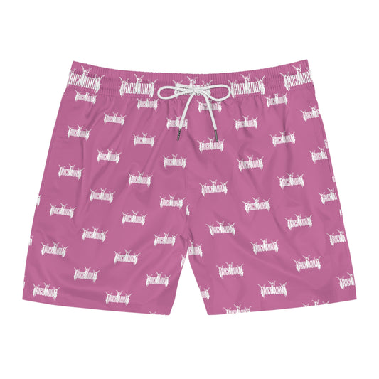 Rich Aura Swim Shorts - Light Pink